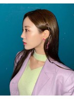 韓國VINTAGE HOLLYWOOD - Sweet Ribbon Pearl Earrings (2color)| 許齡智 同款